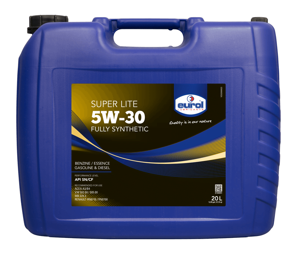 Motorolie auto Eurol Super Lite 5W-30 20 Liter Motorolie auto Eurol Super Lite 5W-30 20 Liter