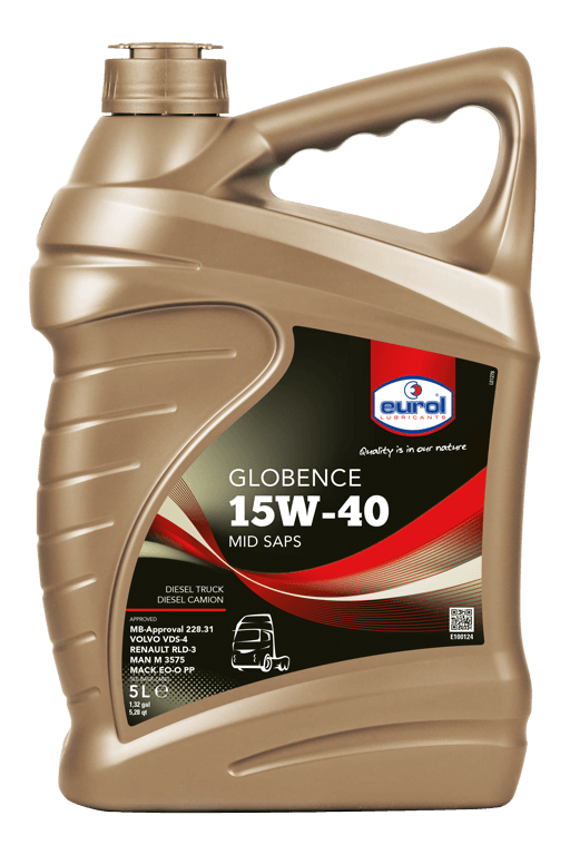 E100124-5L Eurol Globence 15W-40 - Afbeelding 1