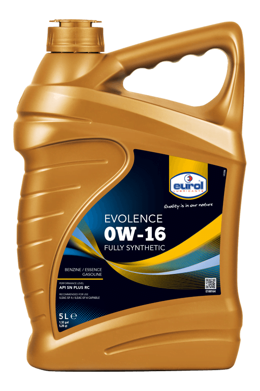 Motorolie auto Eurol Evolence 0W-16 5 Liter Motorolie auto Eurol Evolence 0W-16 5 Liter
